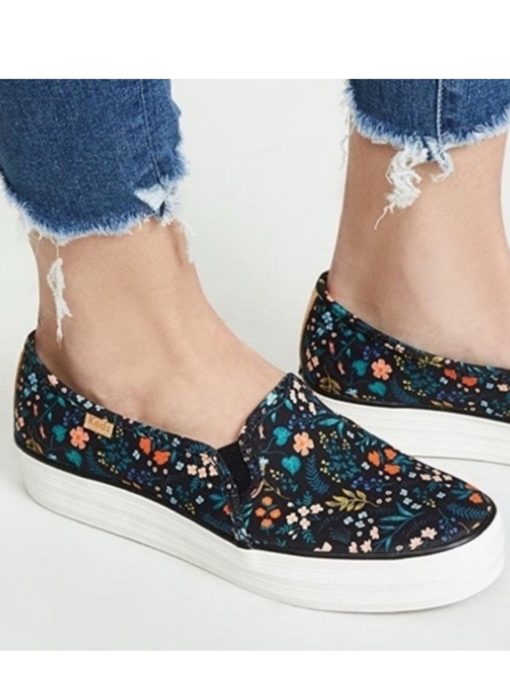 Rifle Paper Co. x Keds Triple Decker Sneaker Sz 7